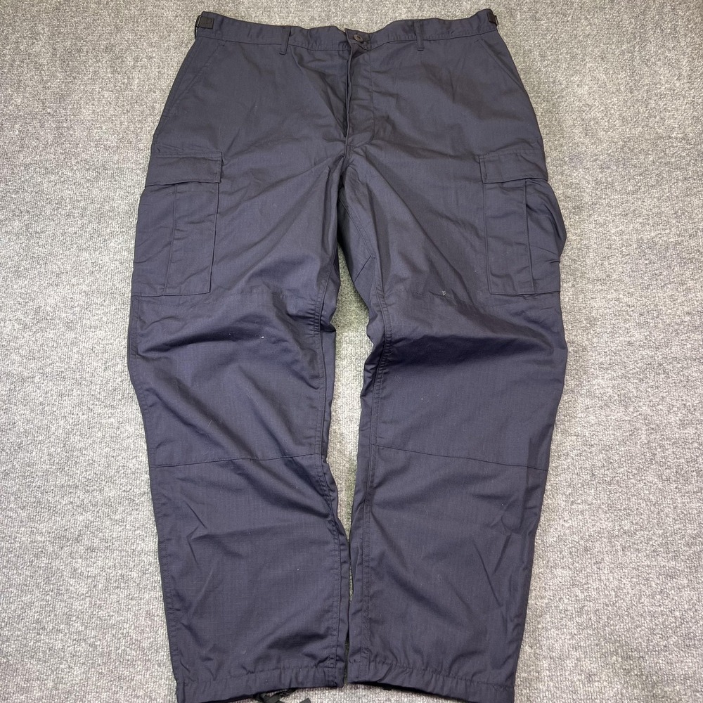 Army Combat Trousers Pants Mens XL Desert Camo Pattern Poplin Blue